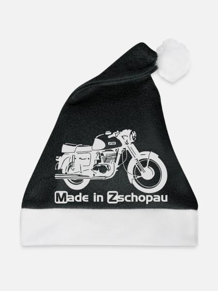 MZ ETS 250 - Weihnachtsmütze - Schwarz/Weiß - Vorne