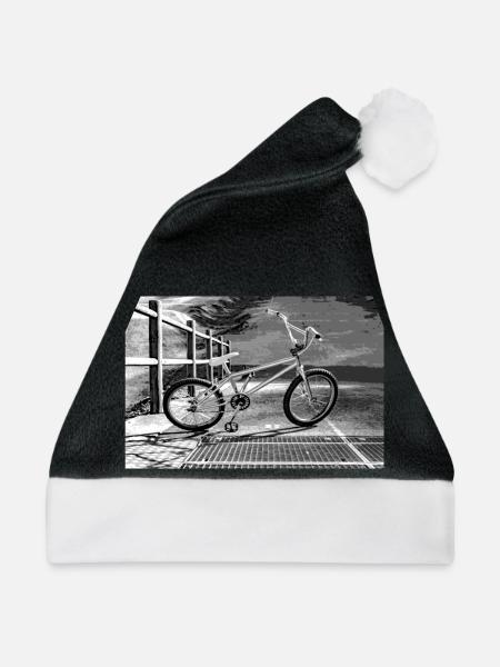 BMX - Weihnachtsmütze - Schwarz/Weiß