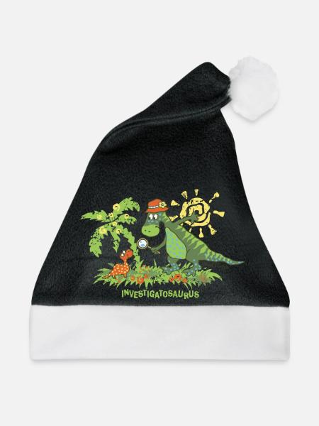 Investigatosaurus - Weihnachtsmütze - Schwarz/Weiß