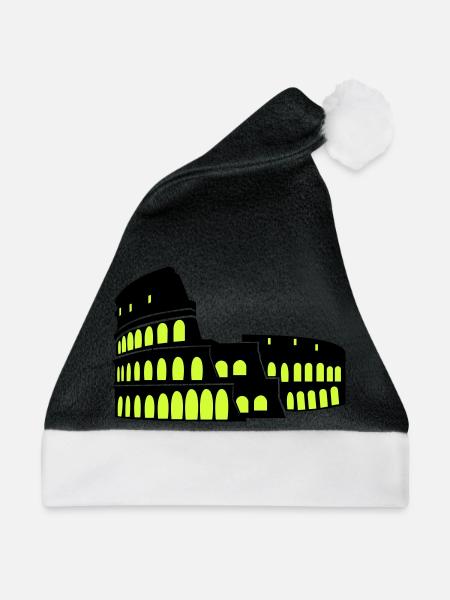 Kolosseum - Weihnachtsmütze - Schwarz/Weiß
