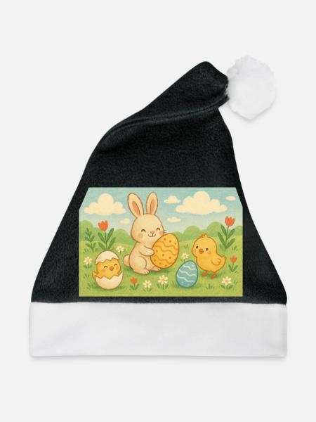 Ostern - Weihnachtsmütze - Schwarz/Weiß