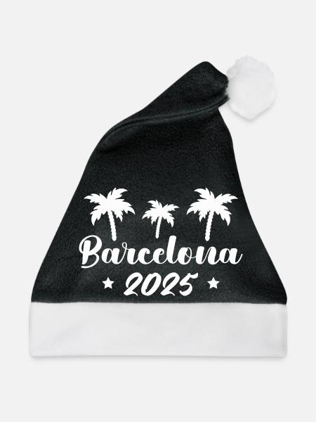 barcelona 2025 - Weihnachtsmütze - Schwarz/Weiß