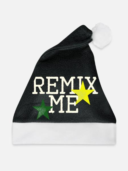 Remix me - Weihnachtsmütze - Schwarz/Weiß