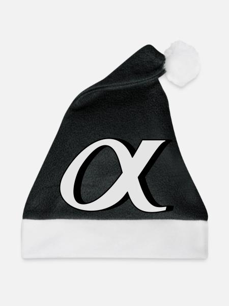 alpha - Weihnachtsmütze - Schwarz/Weiß