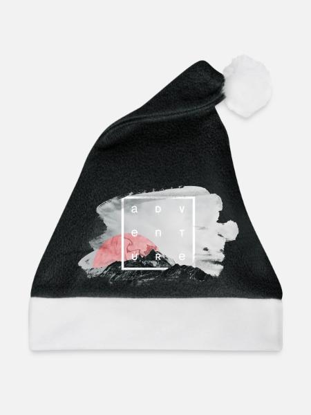 Adventure - Weihnachtsmütze - Schwarz/Weiß