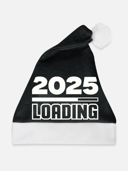 loading 2025 - Weihnachtsmütze - Schwarz/Weiß
