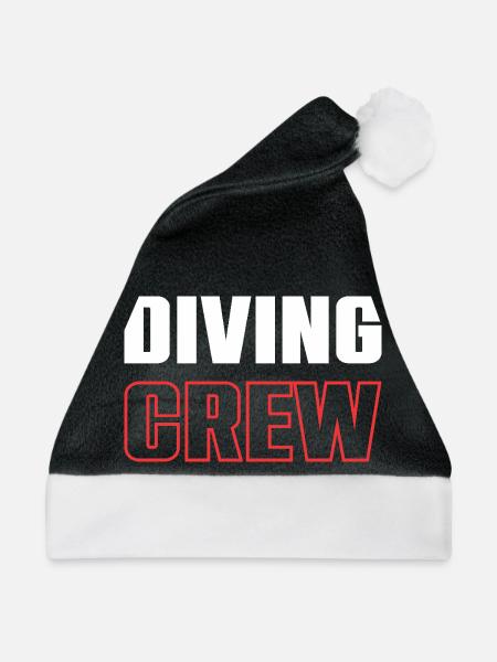 Diving Crew - Weihnachtsmütze - Schwarz/Weiß