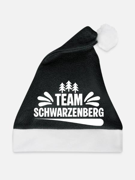 Team Schwarzenberg - Weihnachtsmütze - Schwarz/Weiß