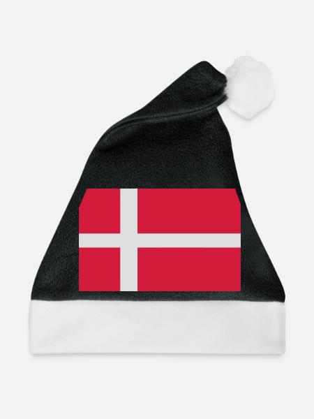 Denmark - Weihnachtsmütze - Schwarz/Weiß