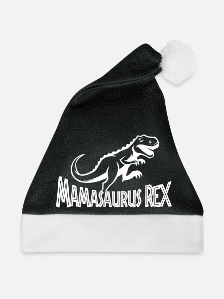Mamasaurus Rex - Weihnachtsmütze - Schwarz/Weiß