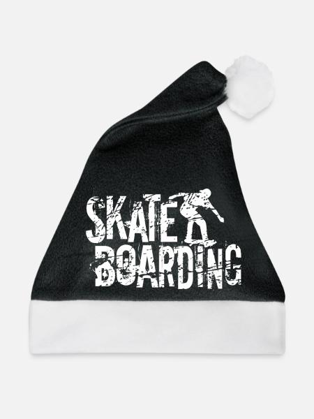 Skateboarding - Weihnachtsmütze - Schwarz/Weiß