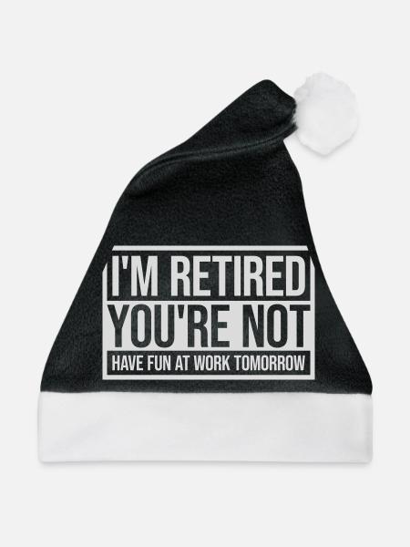 have fun at work - Weihnachtsmütze - Schwarz/Weiß