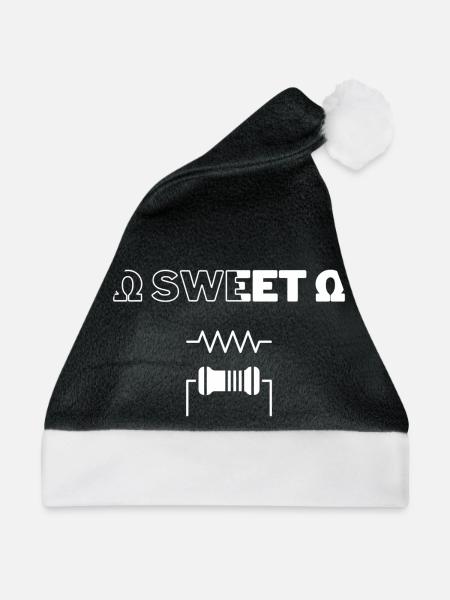 Ohm Sweet Ohm - Weihnachtsmütze - Schwarz/Weiß
