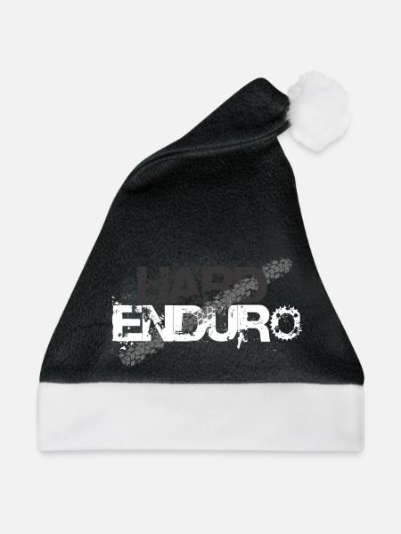 hardenduro3 - Weihnachtsmütze - Schwarz/Weiß