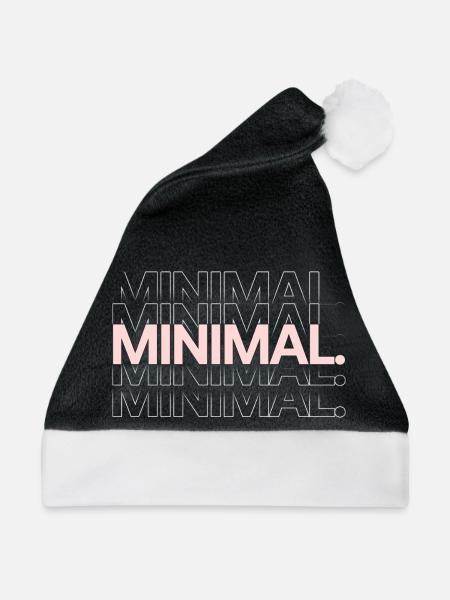MINIMAL. KLAR - Weihnachtsmütze - Schwarz/Weiß