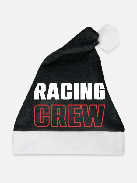 Racing Crew - Weihnachtsmütze - Schwarz/Weiß