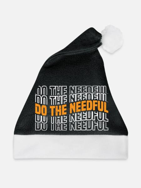 Do The Needful 3 - Weihnachtsmütze - Schwarz/Weiß