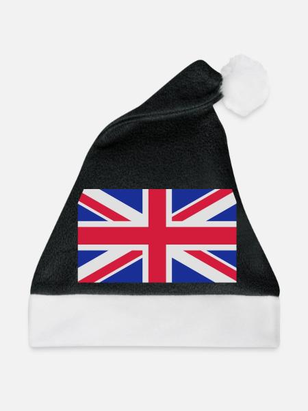 drapeau_royaume_uni - Weihnachtsmütze - Schwarz/Weiß