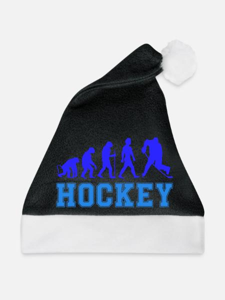 Hockey Evolution - Weihnachtsmütze - Schwarz/Weiß