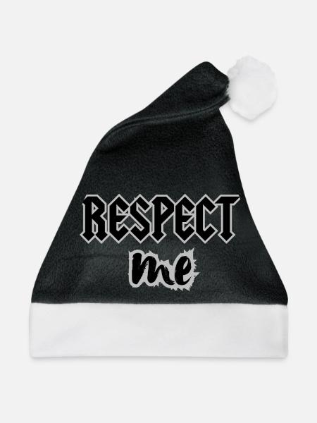 RESPECT ME - Weihnachtsmütze - Schwarz/Weiß