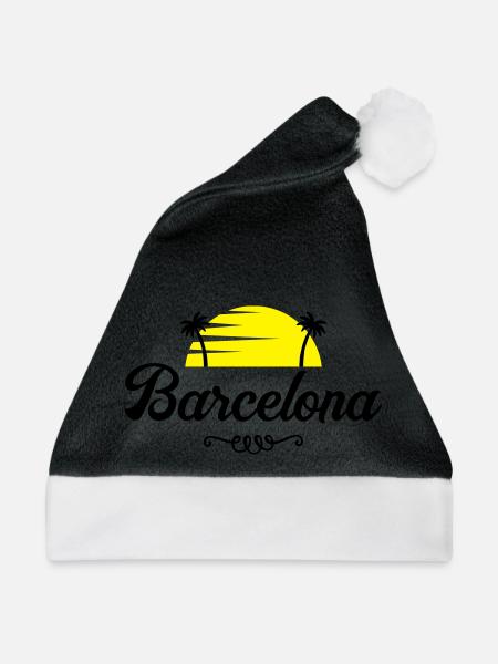 barcelona sunset - Weihnachtsmütze - Schwarz/Weiß