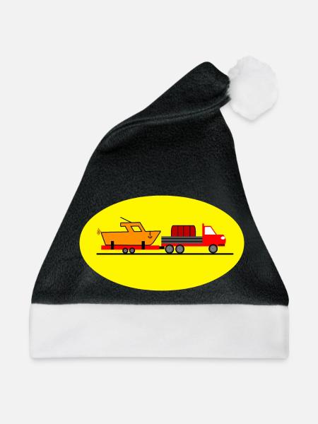 Truck - Weihnachtsmütze - Schwarz/Weiß