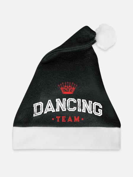Dancing Team - Weihnachtsmütze - Schwarz/Weiß