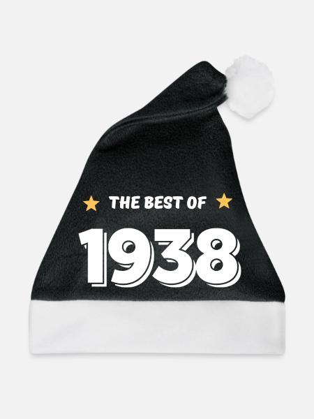 Das Beste von 1938 - Weihnachtsmütze - Schwarz/Weiß - Vorne