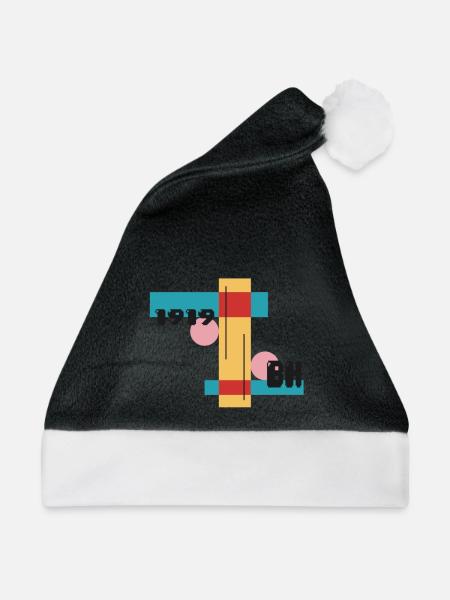bauhaus 1919 - Weihnachtsmütze - Schwarz/Weiß