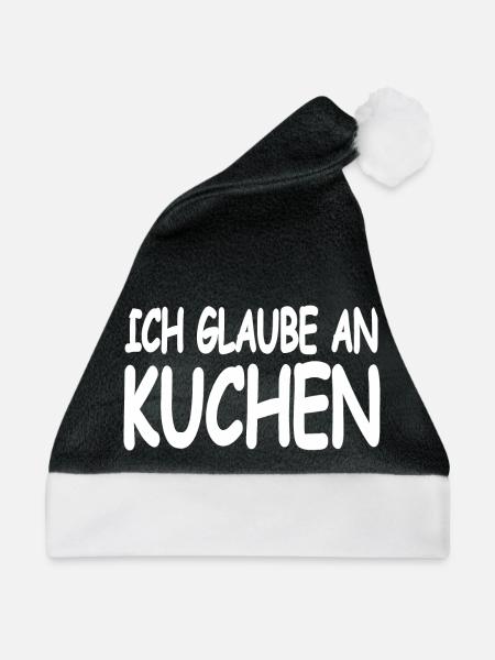 Kuchen - Weihnachtsmütze - Schwarz/Weiß