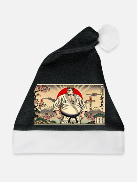 Karate MEISTER - Weihnachtsmütze - Schwarz/Weiß