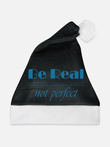 Be Real - Weihnachtsmütze - Schwarz/Weiß
