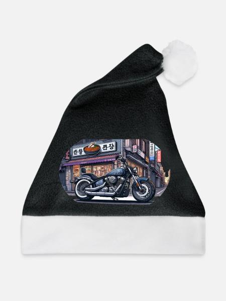鉄鬼 Tekki Chopper - Weihnachtsmütze - Schwarz/Weiß