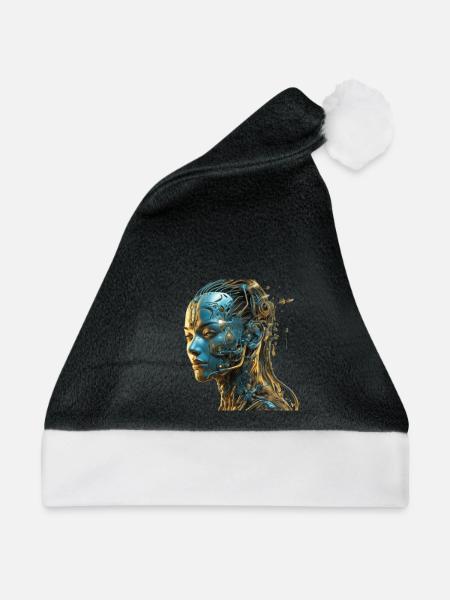 Cyborg - Weihnachtsmütze - Schwarz/Weiß