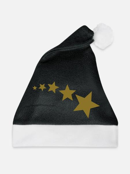 5 stars - Weihnachtsmütze - Schwarz/Weiß