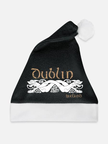 Dublin - Weihnachtsmütze - Schwarz/Weiß - Vorne