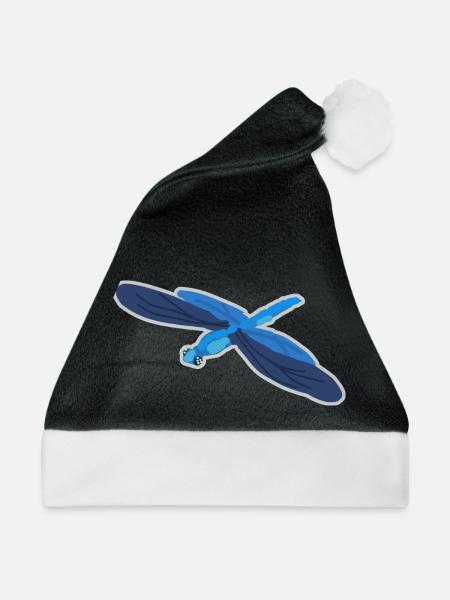 Libelle - Weihnachtsmütze - Schwarz/Weiß