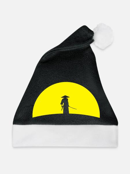 Samurai - Weihnachtsmütze - Schwarz/Weiß