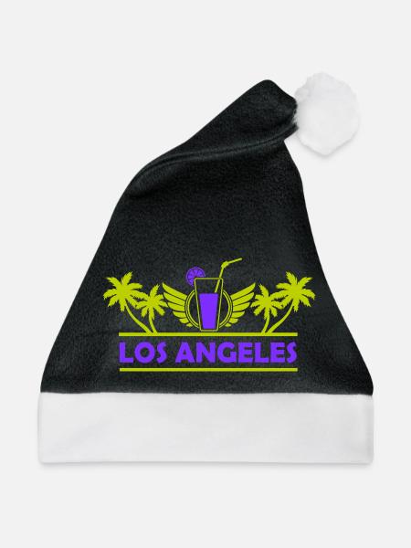 los angeles - Weihnachtsmütze - Schwarz/Weiß