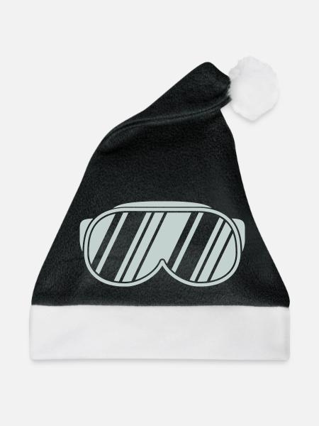 skibrille - Weihnachtsmütze - Schwarz/Weiß
