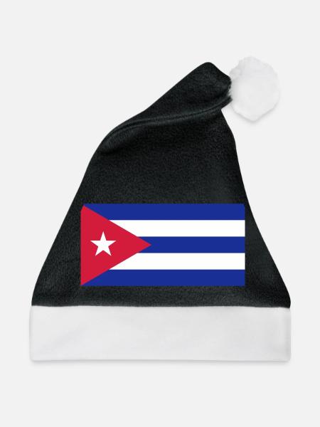 cuba flag - Weihnachtsmütze - Schwarz/Weiß
