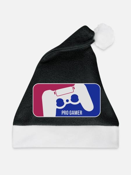 pro gamer - Weihnachtsmütze - Schwarz/Weiß
