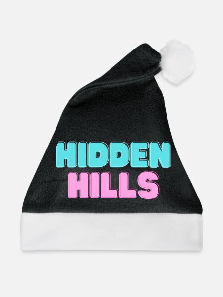 hidden hills 3 - Weihnachtsmütze - Schwarz/Weiß