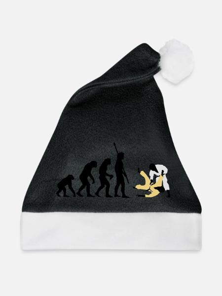 evolution_judo_a_3c - Weihnachtsmütze - Schwarz/Weiß