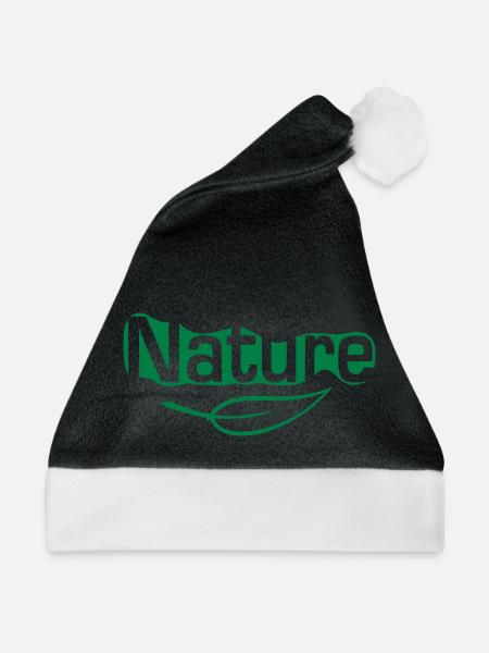 nature - Weihnachtsmütze - Schwarz/Weiß