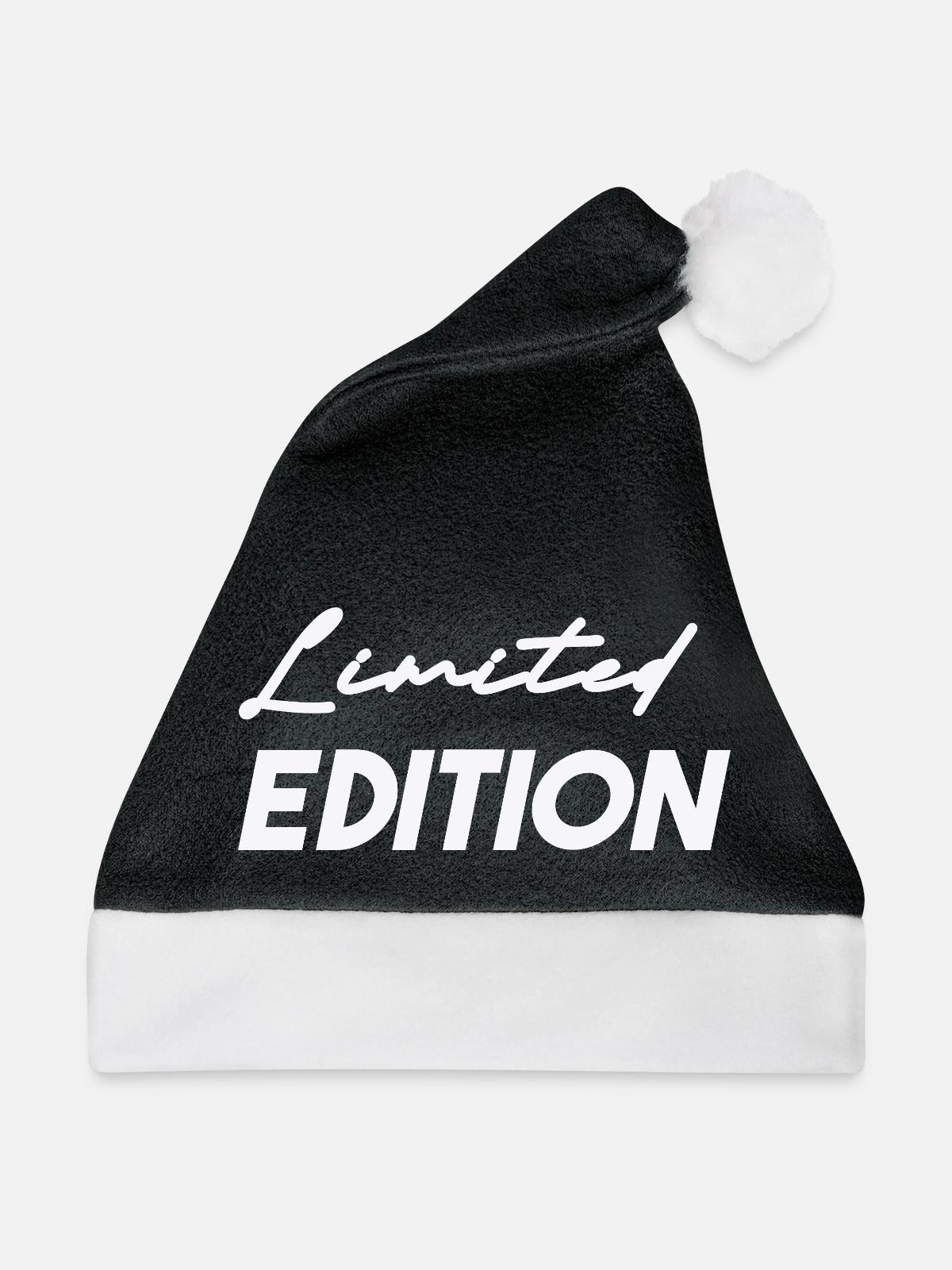 Limited Edition - coole Geschenkidee - Weihnachtsmütze - Schwarz/Weiß - Vorne