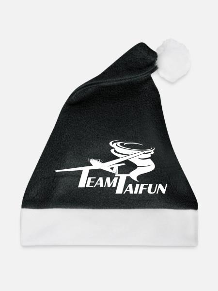 230327 Team Taifun - Weihnachtsmütze - Schwarz/Weiß - Vorne