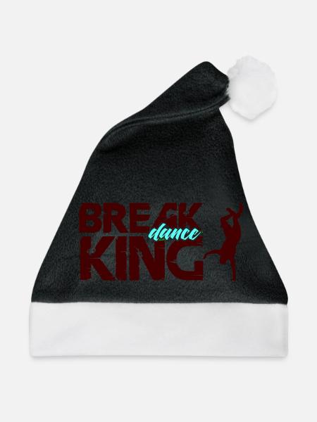 break dance king - Weihnachtsmütze - Schwarz/Weiß