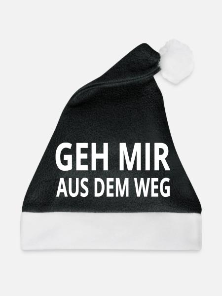 Party - Weihnachtsmütze - Schwarz/Weiß