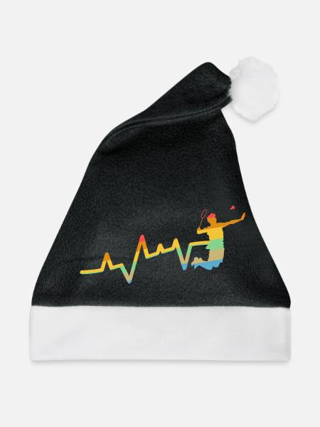 Federball Evolution Badminton - Weihnachtsmütze - Schwarz/Weiß